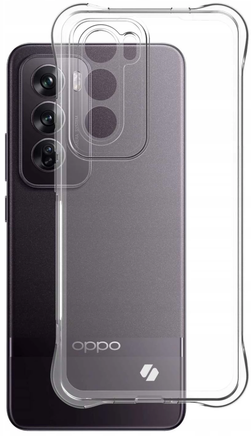 Διάφανη Θήκη Σιλικόνης - Oppo Reno12 Pro - Spacecase Anti-Shock - 1mm - Clear (5905719110703)