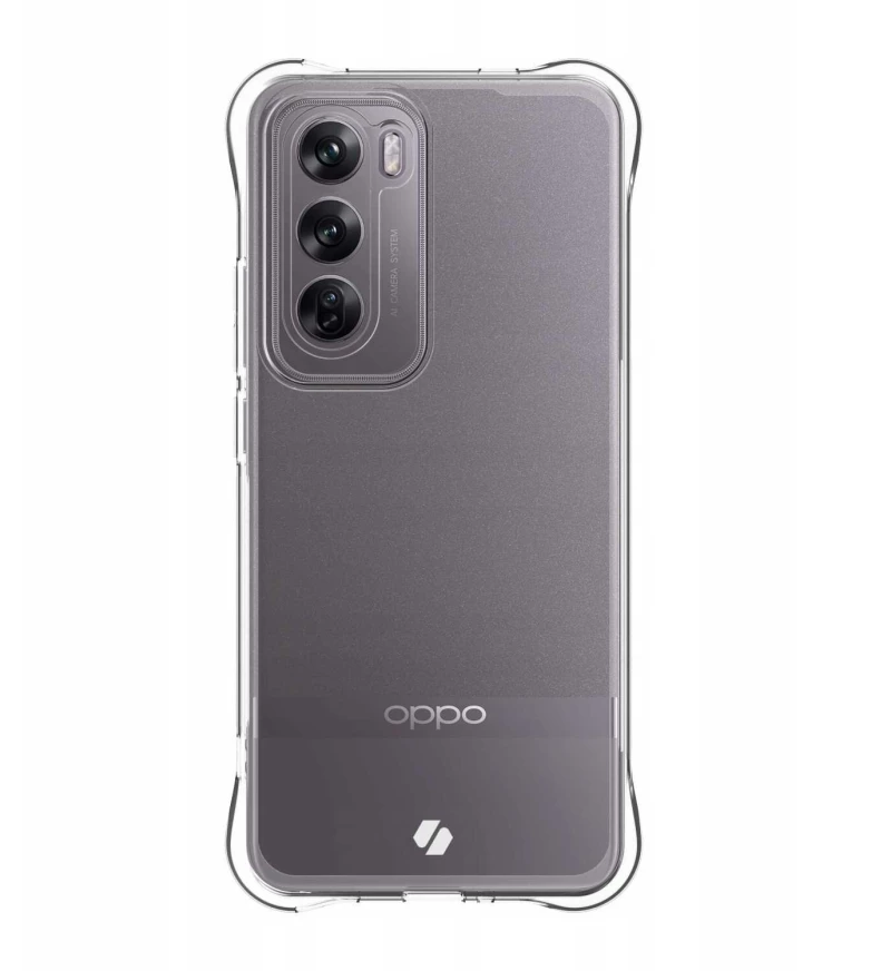 Διάφανη Θήκη Σιλικόνης - Oppo Reno12 Pro - Spacecase Anti-Shock - 1mm - Clear (5905719110703)