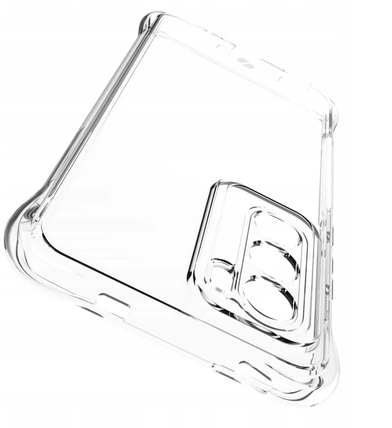 Διάφανη Θήκη Σιλικόνης - Oppo Reno12 Pro - Spacecase Anti-Shock - 1mm - Clear (5905719110703)