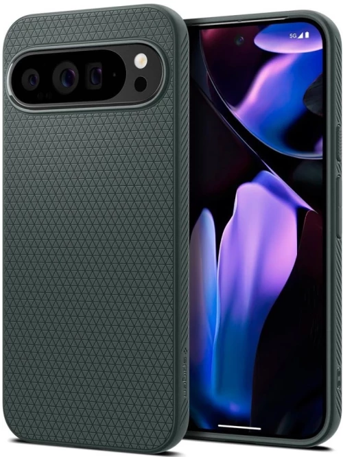Θήκη Σιλικόνης - Google Pixel 9 Pro XL - Spigen Liquid Air - Abyss Green (ACS07717)