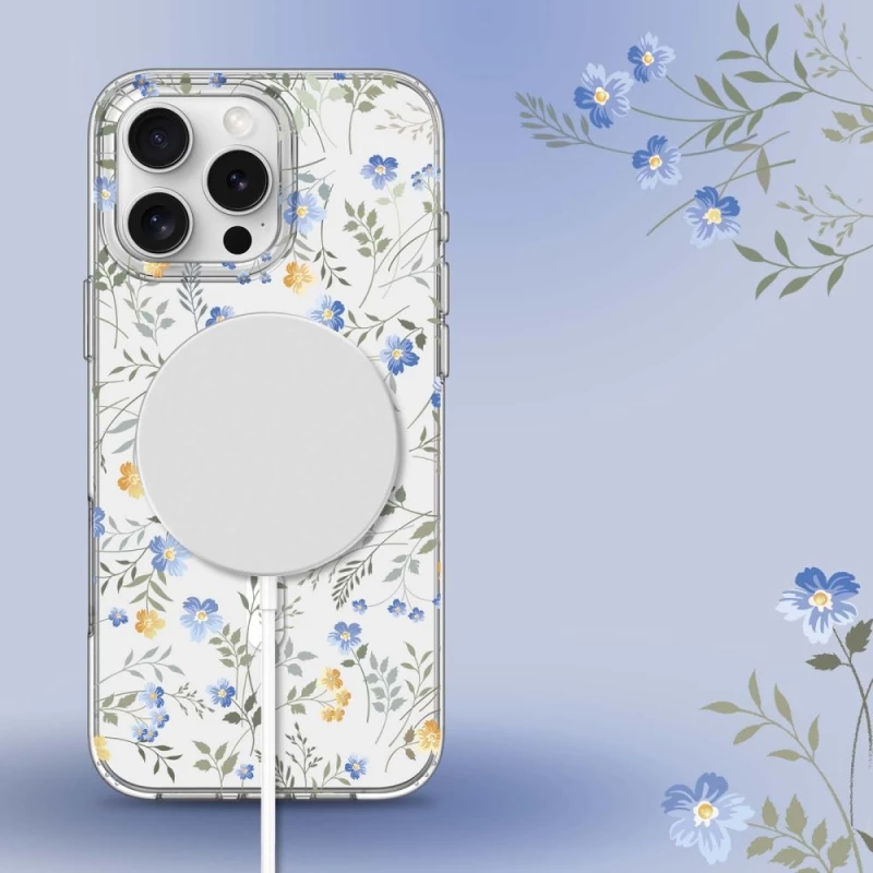 Σκληρή Θήκη MagSafe - Apple iPhone 16 Pro Max - Tech-Protect MagMood - Spring Flowers (5906302311538)