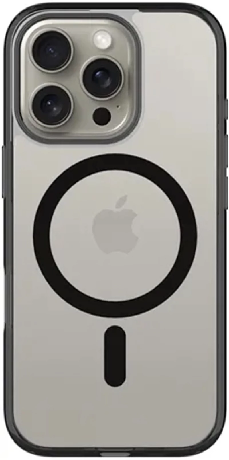 Θήκη Apple iPhone 16 Pro - Vivid MagSafe Hybrid Case Διάφανη με MagSafe - Black (VIMAGACR497BK)