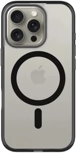Θήκη Apple iPhone 16 Pro - Vivid MagSafe Hybrid Case Διάφανη με MagSafe - Black (VIMAGACR497BK)