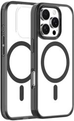 Θήκη Apple iPhone 16 Pro - Vivid MagSafe Hybrid Case Διάφανη με MagSafe - Black (VIMAGACR497BK)