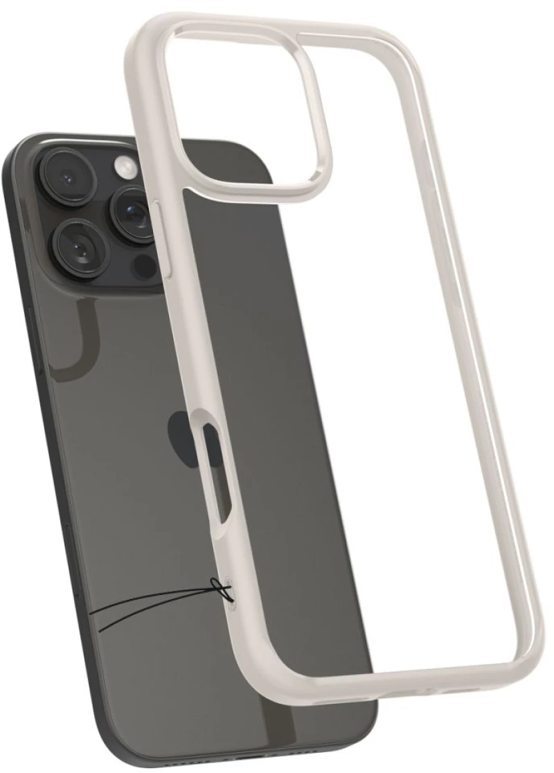 Θήκη Apple iPhone 16 Pro - Spigen Ultra Hybrid Σκληρή - Natural Titanium (ACS08127)