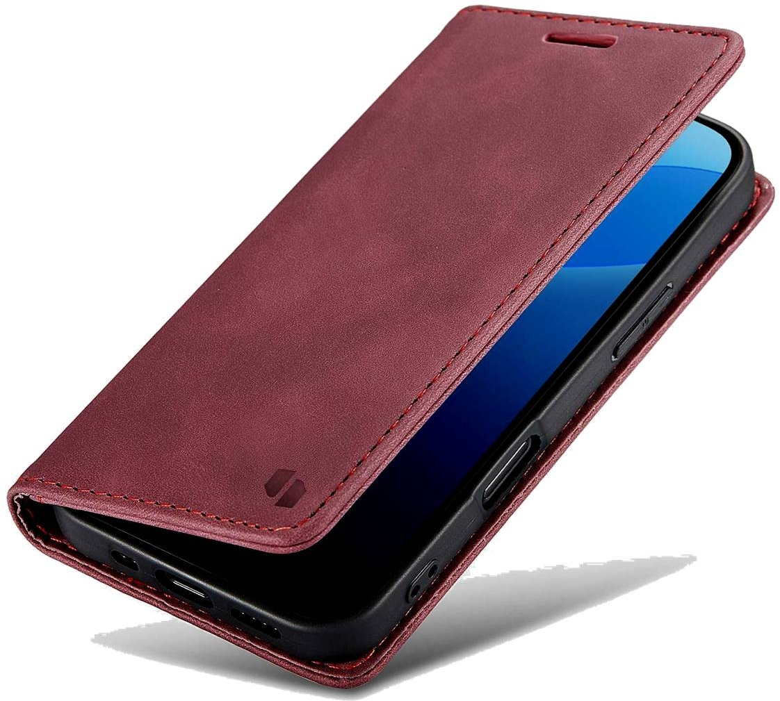 Θήκη Apple iPhone 16 Plus - Spacecase Wallet Πορτοφόλι - Red (5905719111397)