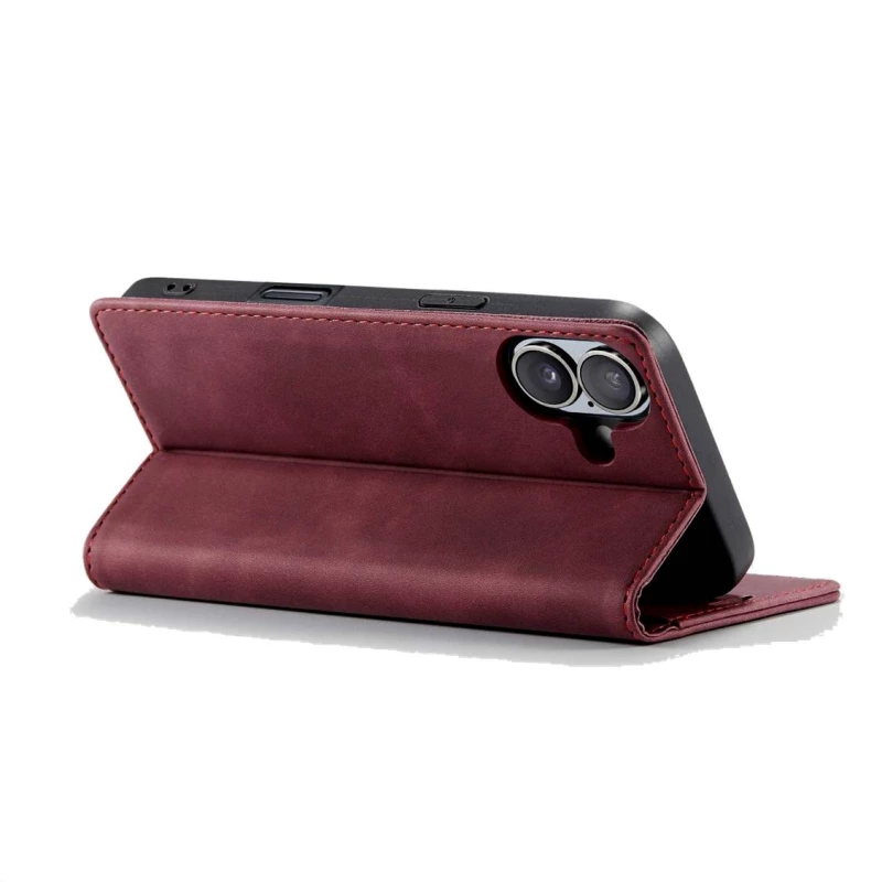 Θήκη Apple iPhone 16 Plus - Spacecase Wallet Πορτοφόλι - Red (5905719111397)