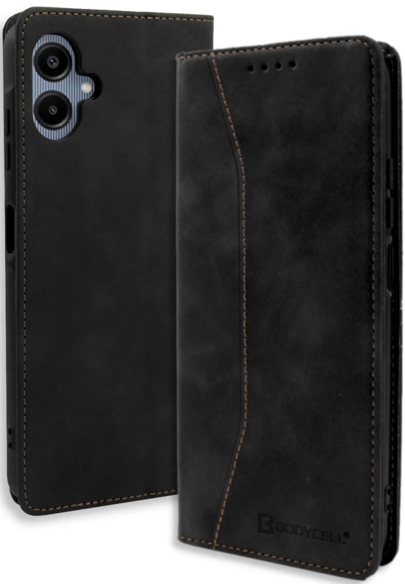Θήκη Samsung Galaxy A06 - Bodycell Book Case Πορτοφόλι - Black (5206015079399)