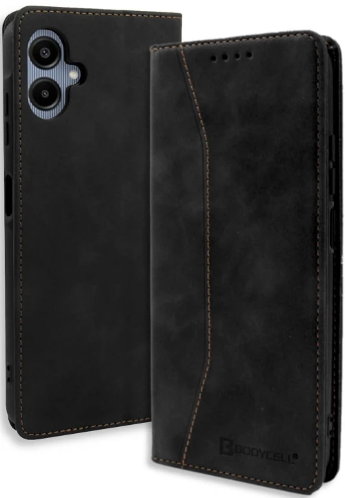 Θήκη Samsung Galaxy A06 - Bodycell Book Case Πορτοφόλι - Black (5206015079399)