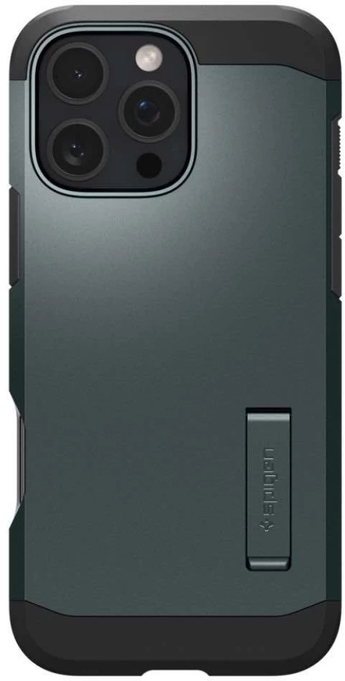 Θήκη Apple iPhone 16 Pro - Spigen Tough Armor AI MagFit Ανθεκτική με MagSafe - Abyss Green (ACS08148)