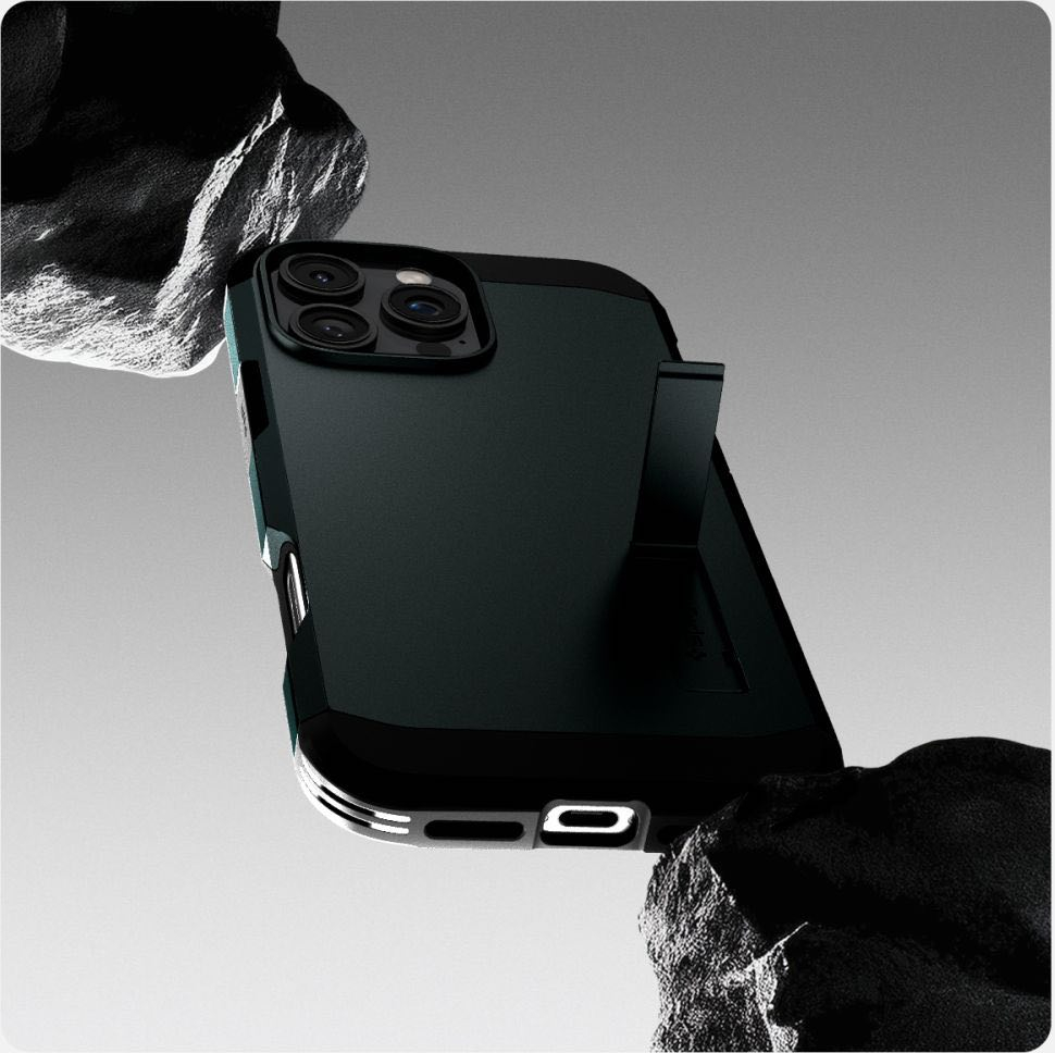 Θήκη Apple iPhone 16 Pro - Spigen Tough Armor AI MagFit Ανθεκτική με MagSafe - Abyss Green (ACS08148)