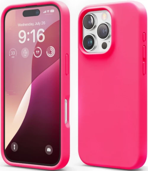 Θήκη Apple iPhone 16 Pro - Elago Silicone Case Premium Σιλικόνης - Ice Red (ES16SC63PRO-IRED)