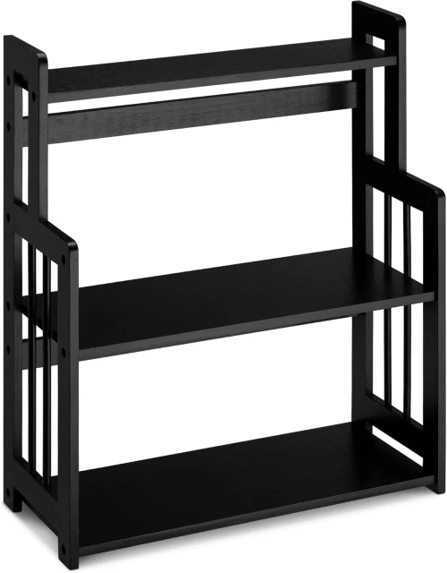 Navaris Bamboo Spice Rack - Ξύλινο Ράφι Καρυκευμάτων / Μπαχαρικών 3 Επιπέδων από Μπαμπού - Black (50823.02)