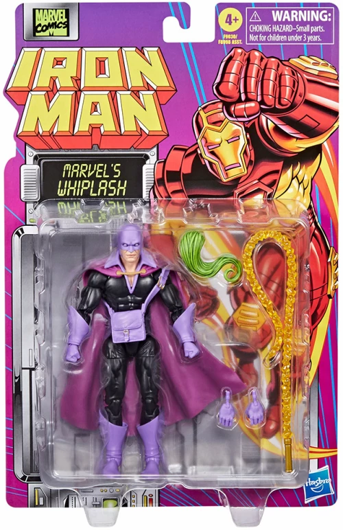 MARVEL LEGENDS RETRO IRON MAN ΣΥΛΛΕΚΤΙΚΗ ΦΙΓΟΥΡΑ 15 εκ. - MARVEL'S WHIPLASH (#F9030)