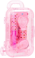 LULU BLUSH ΠΑΙΔΙΚΟ ΣΕΤ ΜΑΚΙΓΙΑΖ GLITTER ΣΕ ΘΗΚΗ TROLLEY (#84953)
