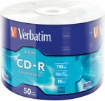 CD-R  Verbatim 52x  700MB  80 min Εγγράψιμα Cake Box 50τμχ 43787