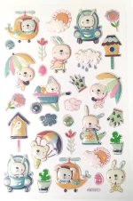Easters Stickers Puffy