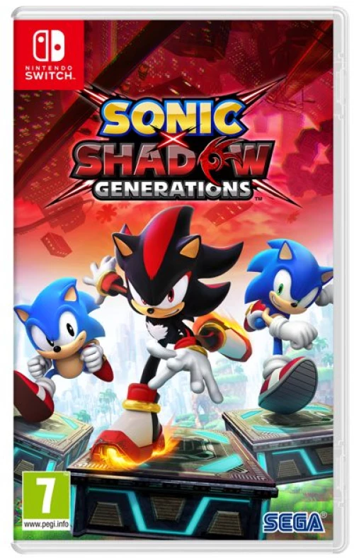 Sonic X Shadow Generations Switch (Journal & Retro DLC Skin)