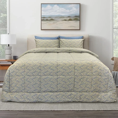 LINO ΠΑΠΛΩΜΑ LEAFY GREEN 220X240