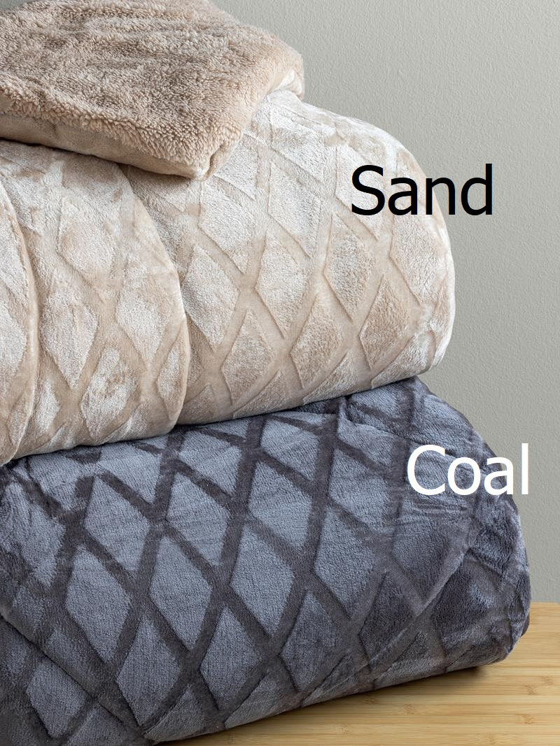 Κουβερτοπάπλωμα Μονό (160x240) Nadine/4 Sand Palamaiki