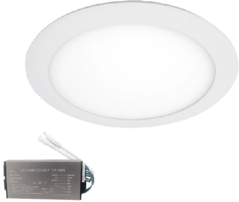 LED PANEL ROUND 7W 6500K IP65+EM