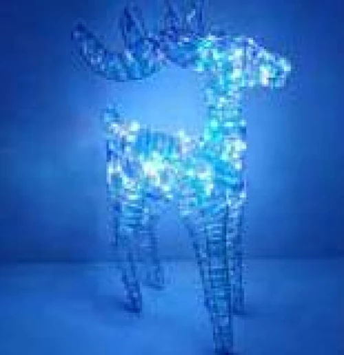 Τάρανδος Rainbow LED μπαταρίας 15x40x64cm