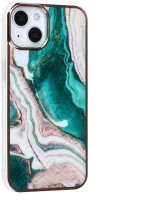 UNIQ Accessory iPhone 14 & 13 TPU Backcover - Marble Green