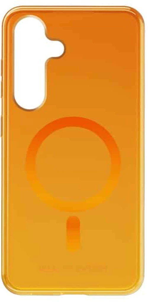 iDeal of Sweden Θήκη πίσω καλύμματος Galaxy S24 Clear Case Magsafe - Orange Spritz