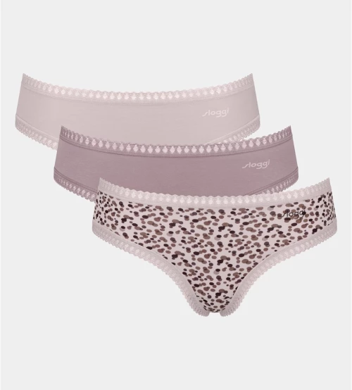 Sloggi Go Crush Hipster Γυναικεία Κυλοτάκια 3ΤΜΧ Βαμβακερά 10219677-V001
