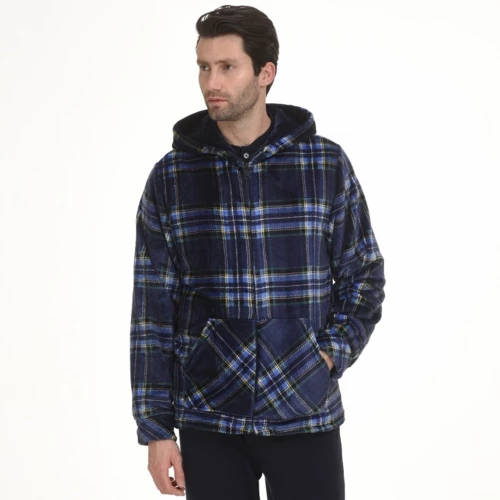 Primavera Ανδρική Χειμερινή Ρόμπα Ζακέτα Φλις Regular Fit K506