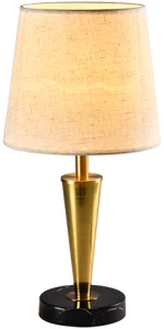 SALINA TABLE LAMP 1XE27 GOLD/FLAX