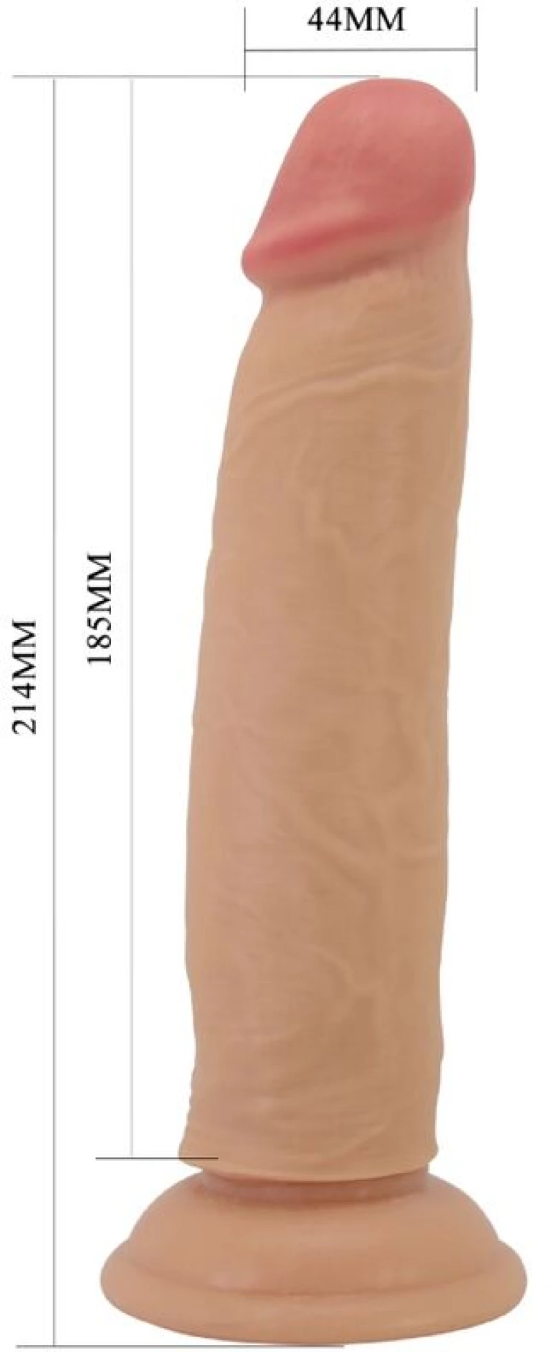 PRETTY LOVE - KEON REALISTIC DILDO 21 CM FLESH