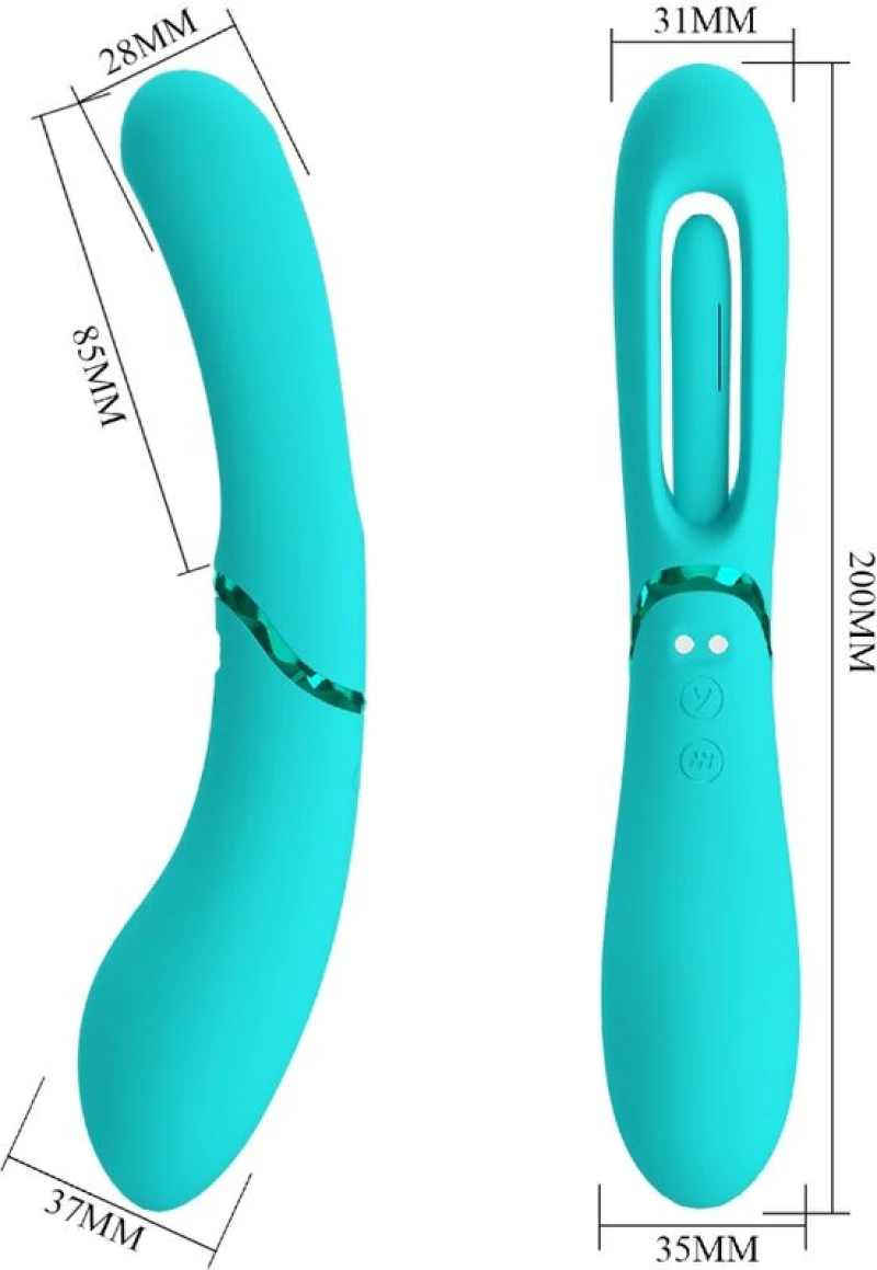 ROMANCE - LEXIE G-SPOT VIBRATOR 7 VIBRATIONS BLUE