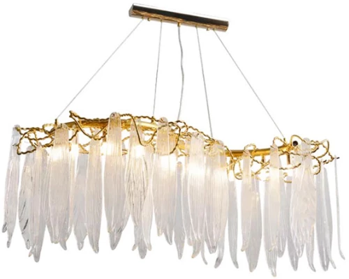 ANTONIO CHANDELIER 10XG9 GOLD/CRYSTALS