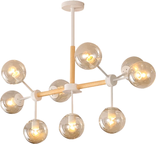 ISABEL CHANDELIER 9XE27 WHITE