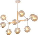 ISABEL CHANDELIER 9XE27 WHITE