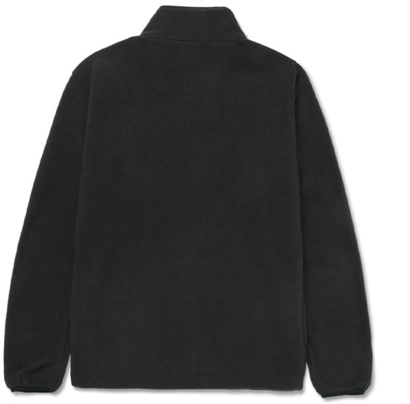 Ζακέτα Μακρυμάνικη Φλις Με Φερμουάρ Microfleece Μαύρη CAT 1030009-10158