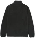 Ζακέτα Μακρυμάνικη Φλις Με Φερμουάρ Microfleece Μαύρη CAT 1030009-10158