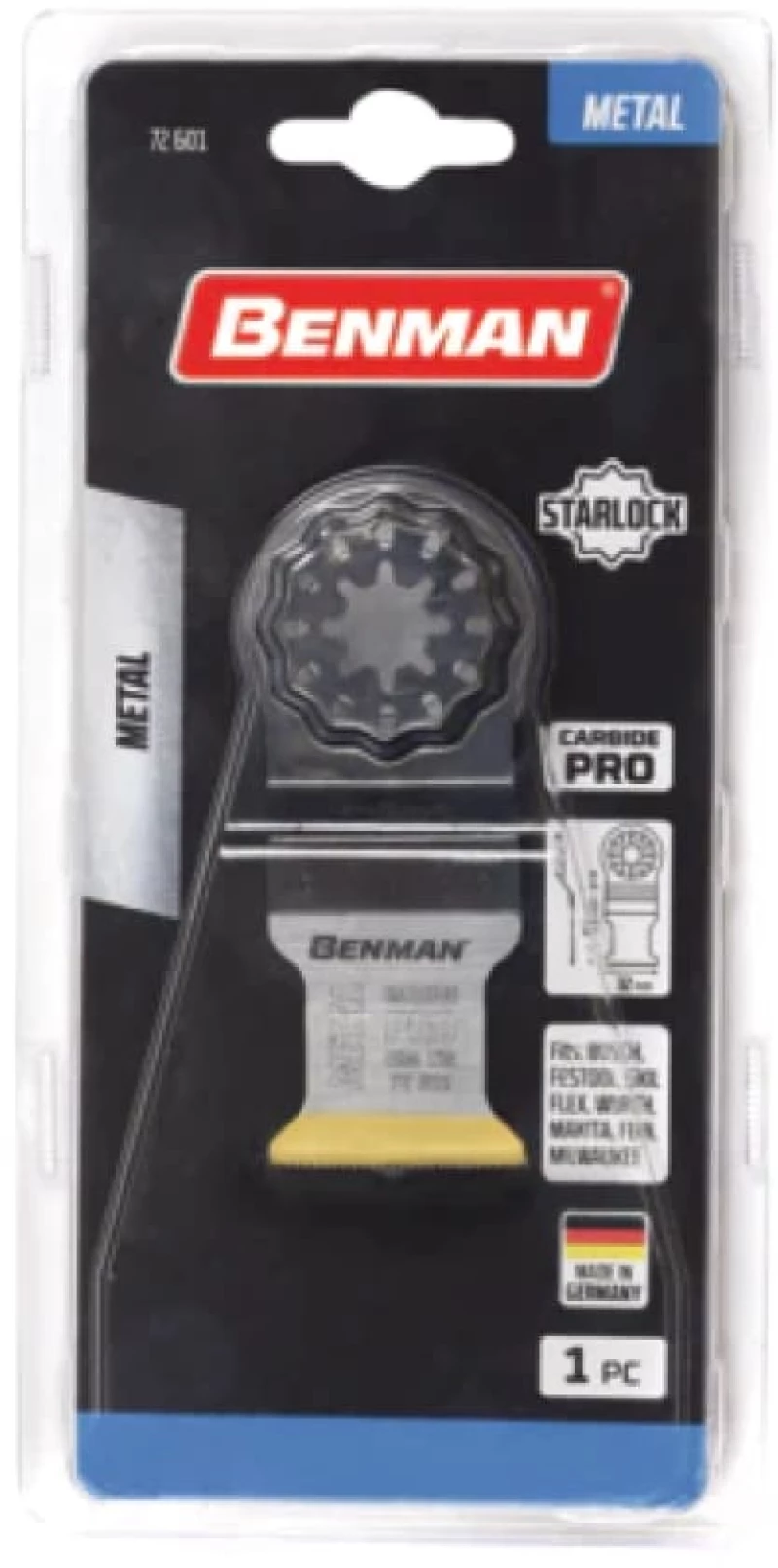ΠΡΙΟΝΟΛΑΜΑ ΒΥΘΙΖΟΜΕΝΗ STARLOCK TIN-COATED CARB. 45x32mm ΒΕΝΜΑΝ 72601