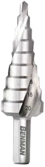 ΤΡΥΠΑΝΙ ΚΛΙΜΑΚΩΤΟ HSS M2 ΜΕΤΡΙΚΟ ΣΠΙΡΑΛ, 4-20mm, BENMAN 72721