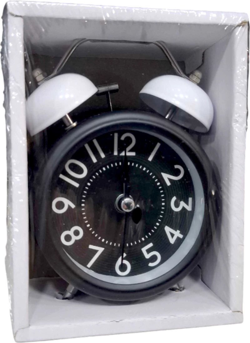 Επιτραπέζιο ρολόι - Ξυπνητήρι - 3301-10 - 301103 - White
