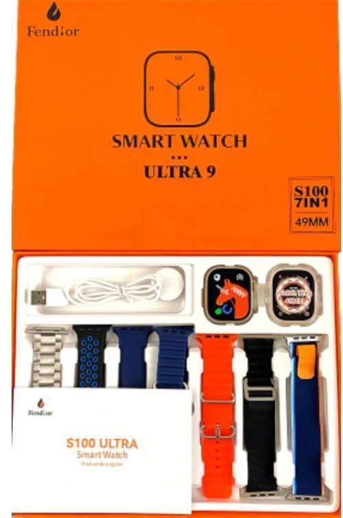 Ultra 9 Smartwatch (Πολύχρωμο)