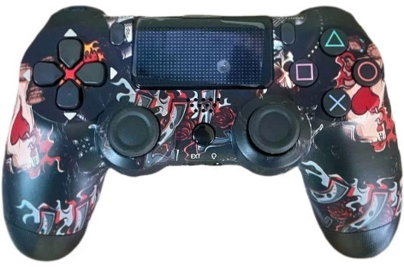 Doubleshock Ασύρματο Gamepad για PS4 Black Ace