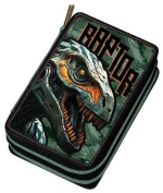 Κασετίνα Διπλή Γεμάτη Dinosaur