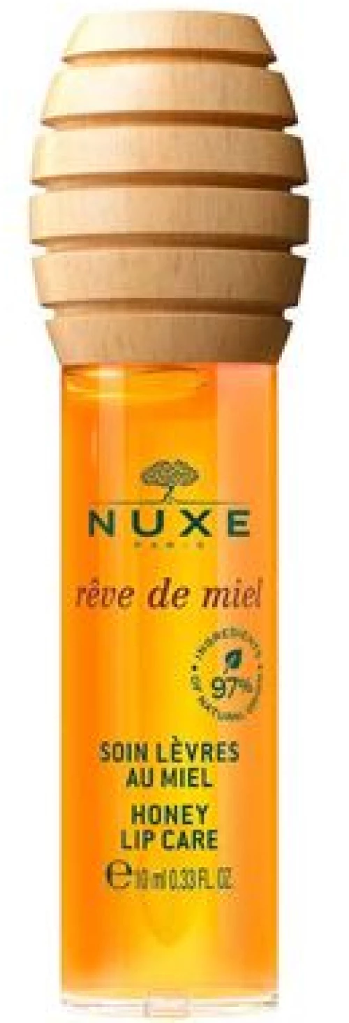 Nuxe Reve De Miel Honey Lip Care Oil Gloss Για Ενυδάτωση Χειλιών 10ml
