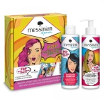 Messinian  Spa Pop Olive & Vegan Keratin Σετ Κερατίνης με Σαμπουάν και Conditioner 2τμχ