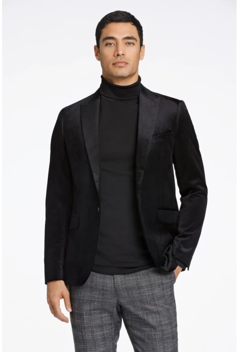 Lindbergh Man Velvet Blaser