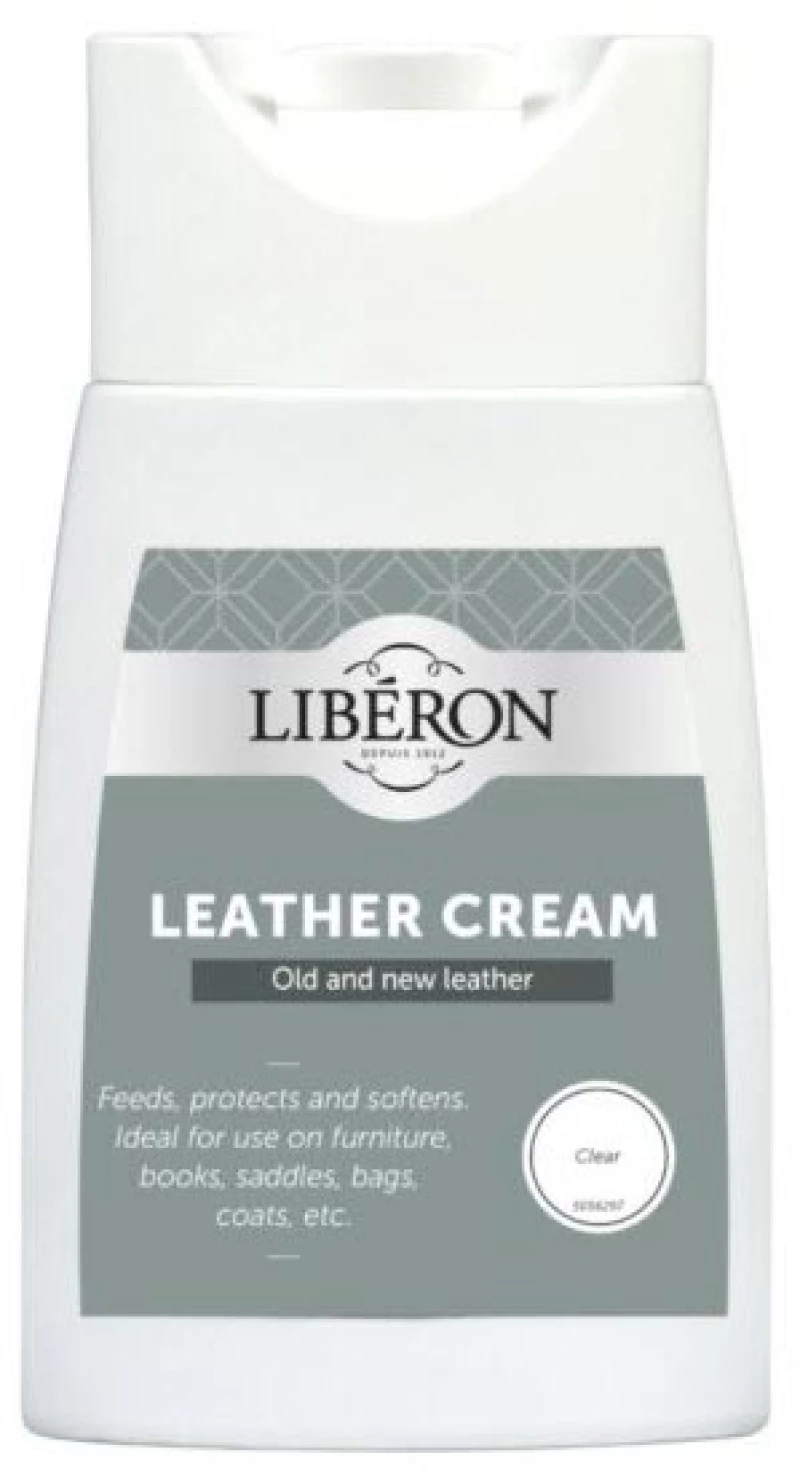 Κρέμα περιποίησης για δέρματα Διαφανές Leather Cream Liberon Clear 150ml