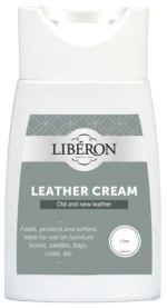 Κρέμα περιποίησης για δέρματα Διαφανές Leather Cream Liberon Clear 150ml