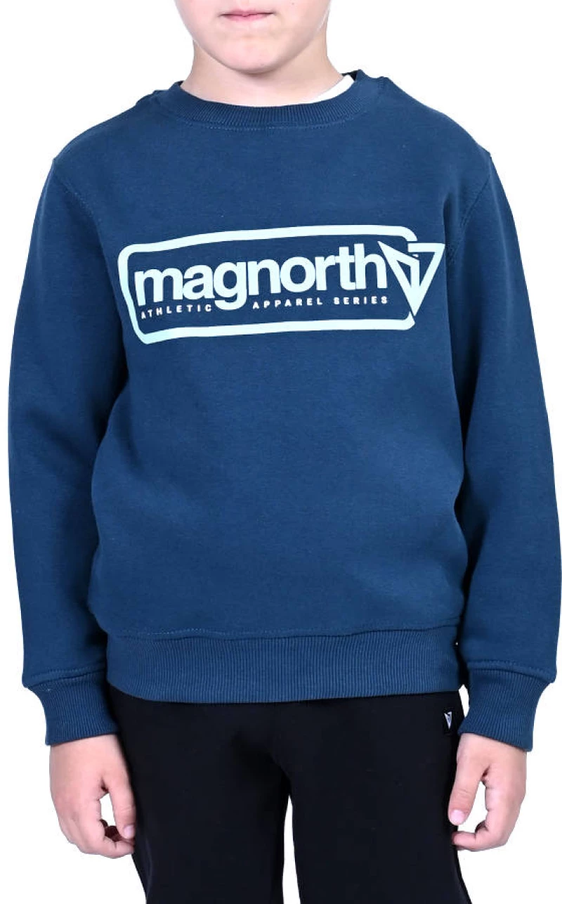 Παιδικό Φούτερ Χωρίς Κουκούλα Magnetic North Magnor Petrol  Πετρόλ